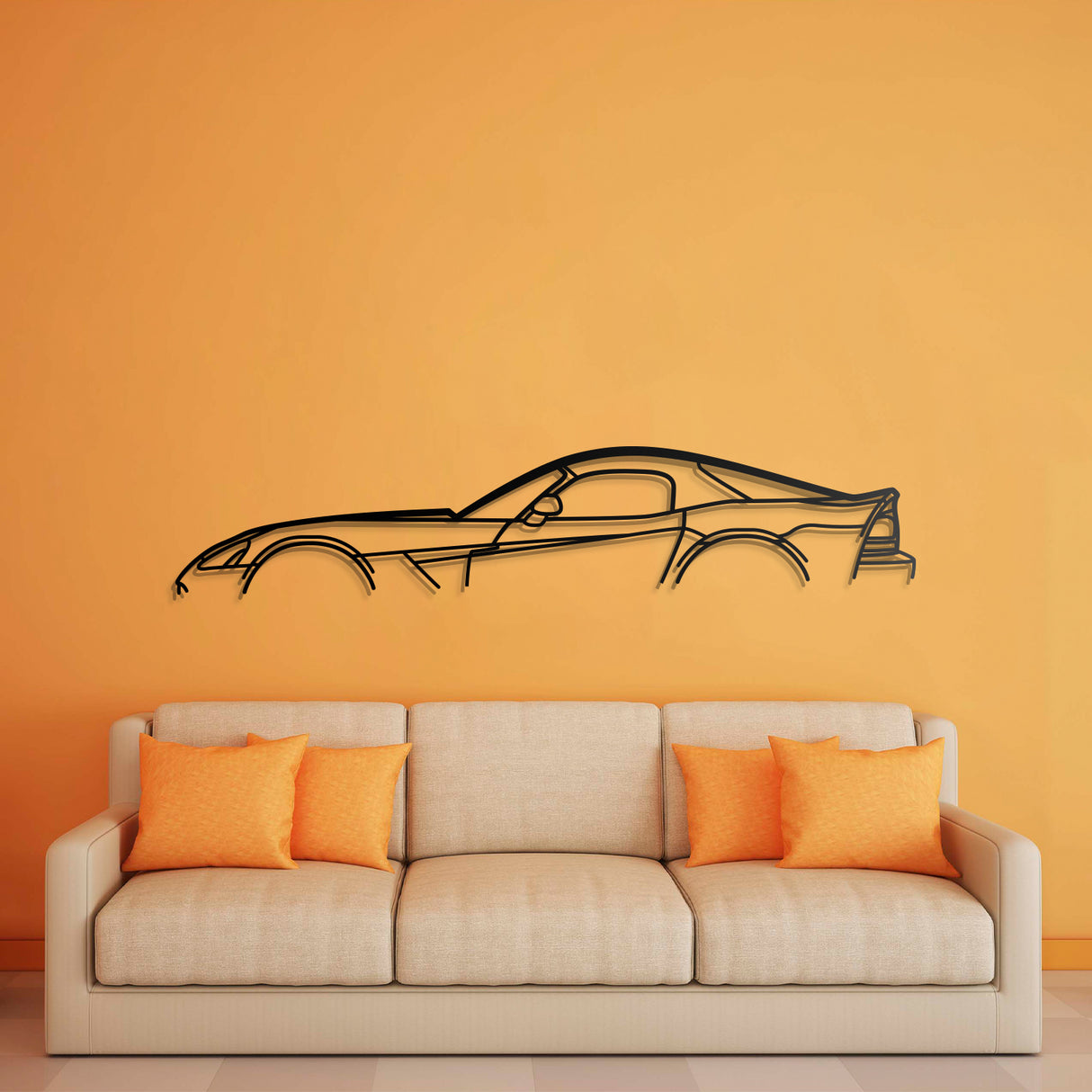 2006 Viper SRT 10 Classic Metal Car Wall Art - NC0336