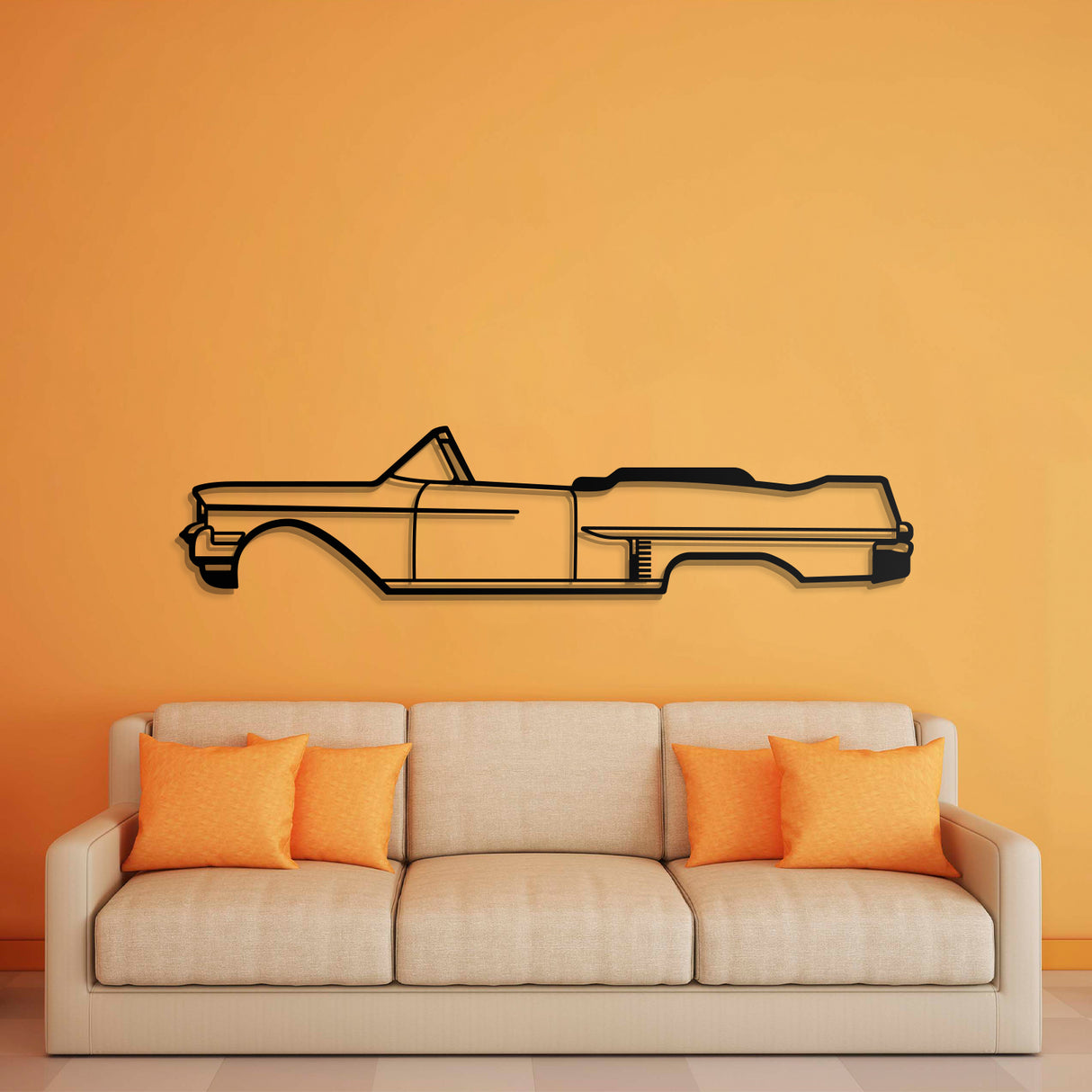 1957 Series 62 Metal Car Wall Art - NC0053