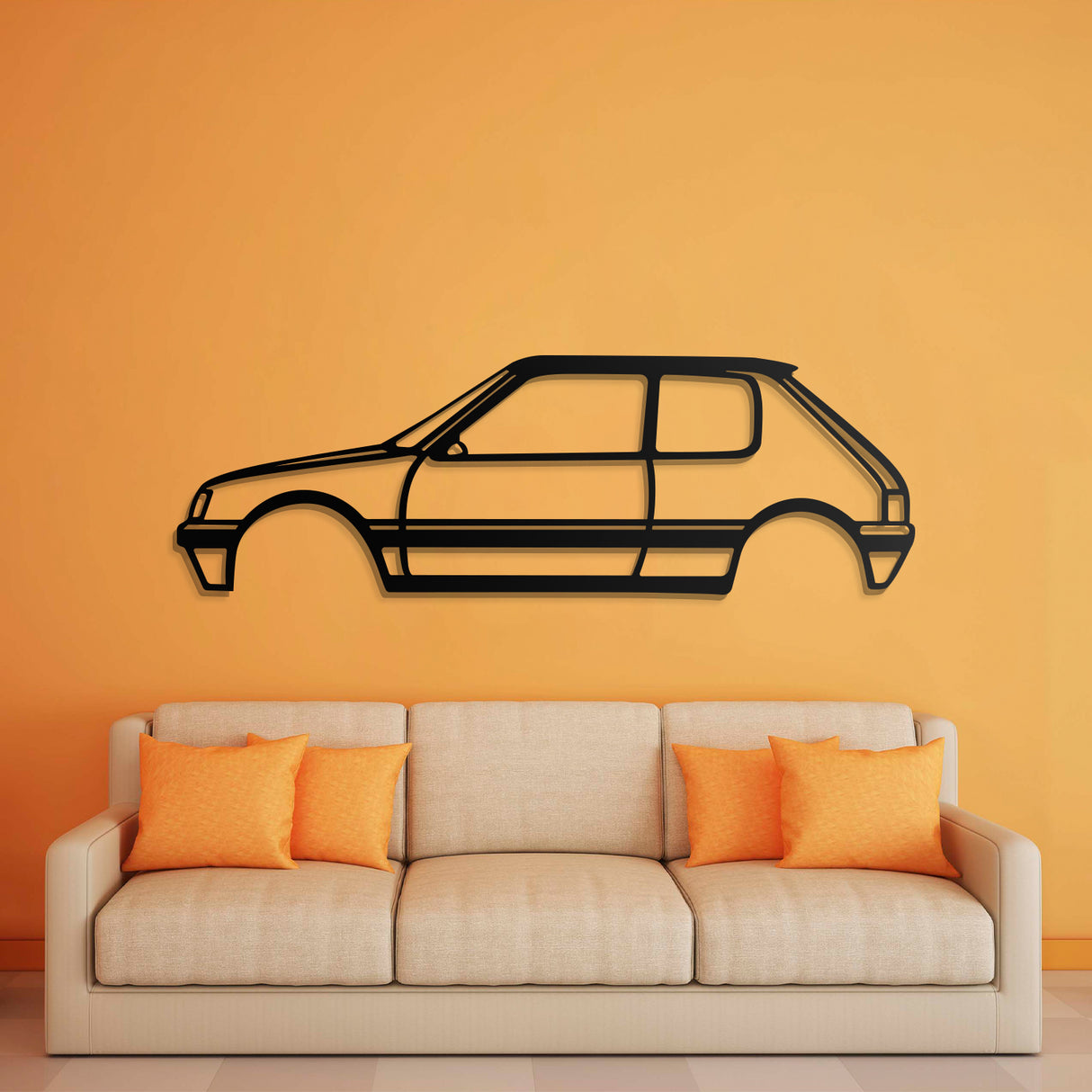 205 Metal Car Wall Art - NC0828