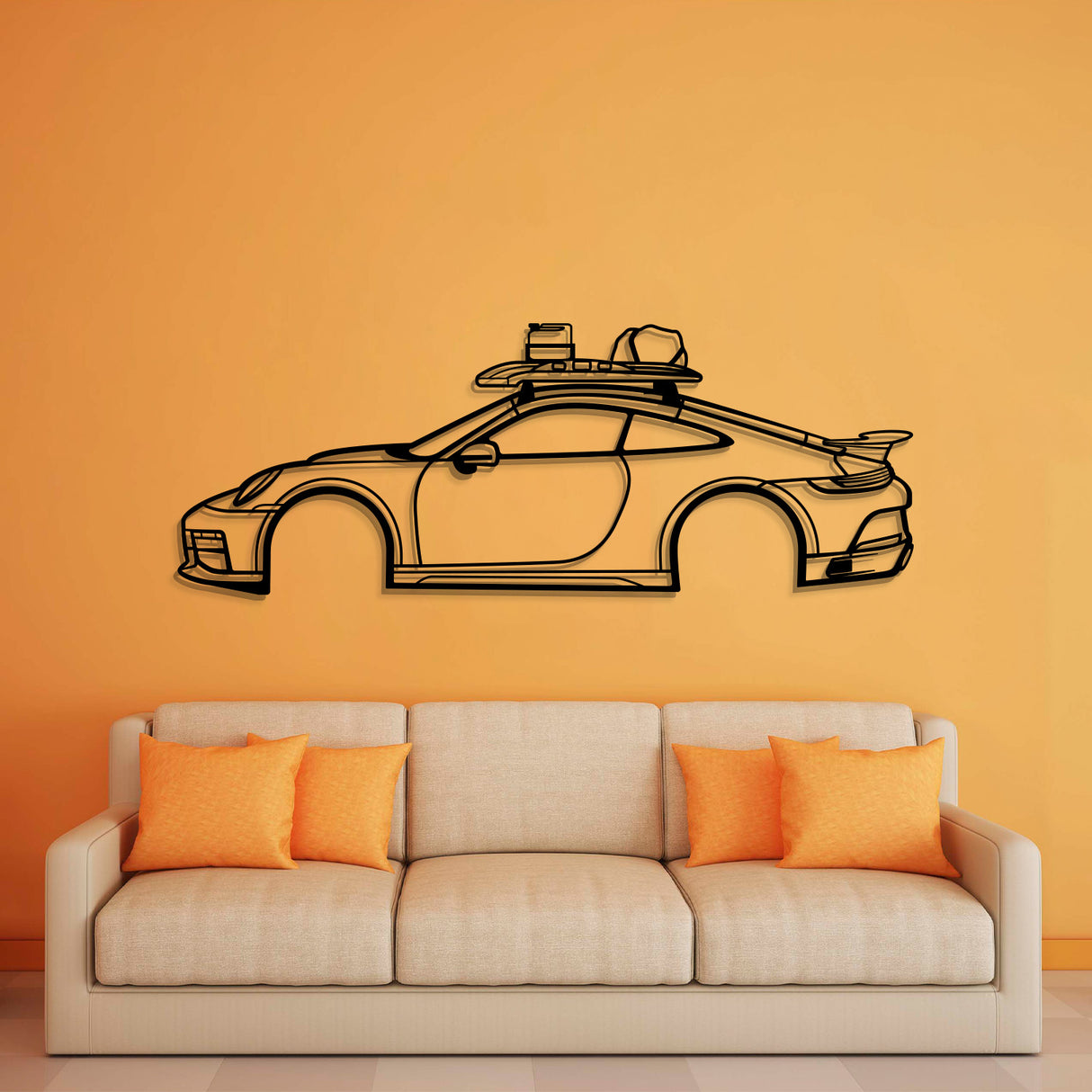 2023 911 Dakar Metal Car Wall Art - NC0820