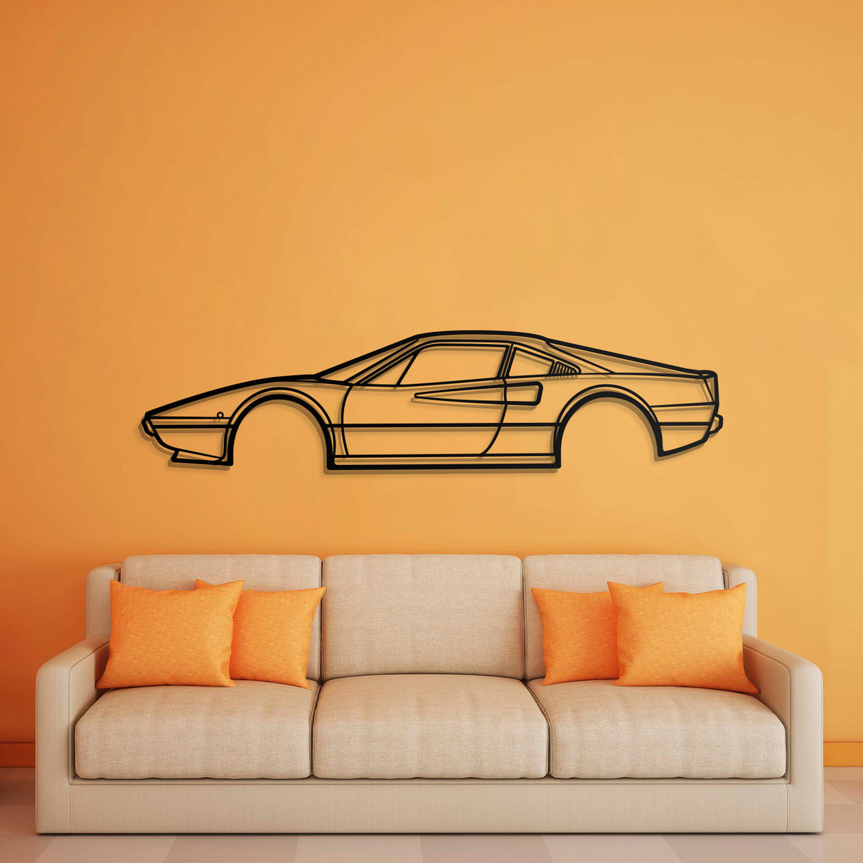 1975 308 Metal Car Wall Art - NC0163