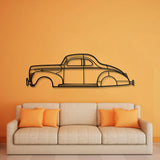 1940 De Luxe Coupé Metal Car Wall Art - NC0008