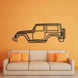 2007 Wrangler JK (3rd Gen) Metal Car Wall Art - NC0354