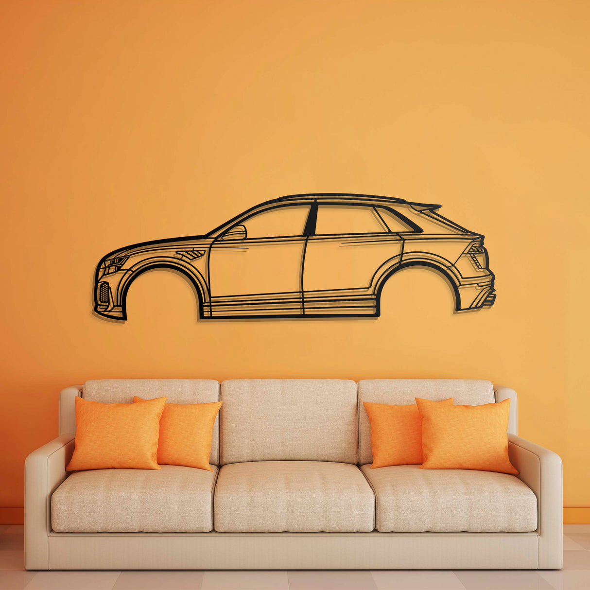 2021 Q8 ABT Metal Car Wall Art - NC0760