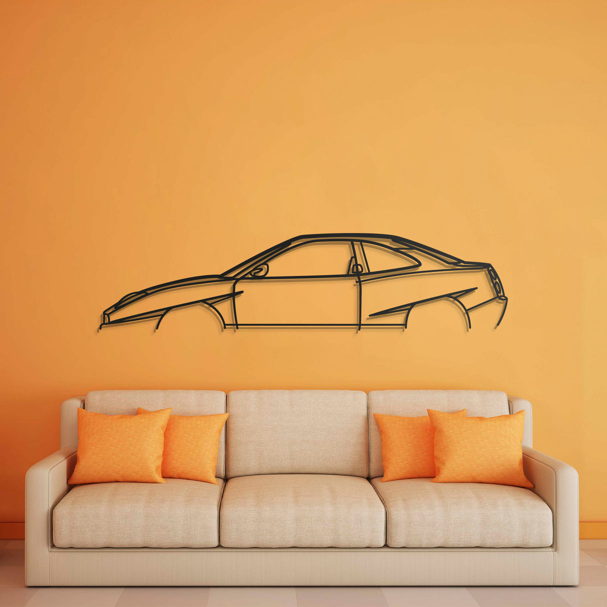 1997 Coupe Classic Metal Car Wall Art - NC0260