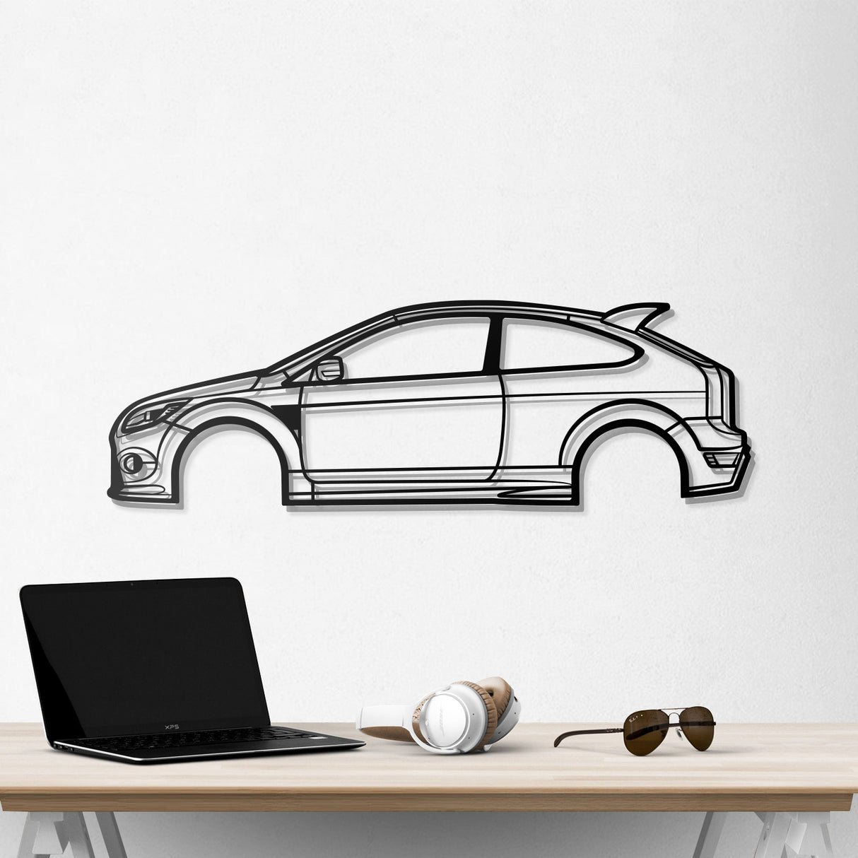 2009 Focus ST MK2 Metal Car Wall Art - NC0389