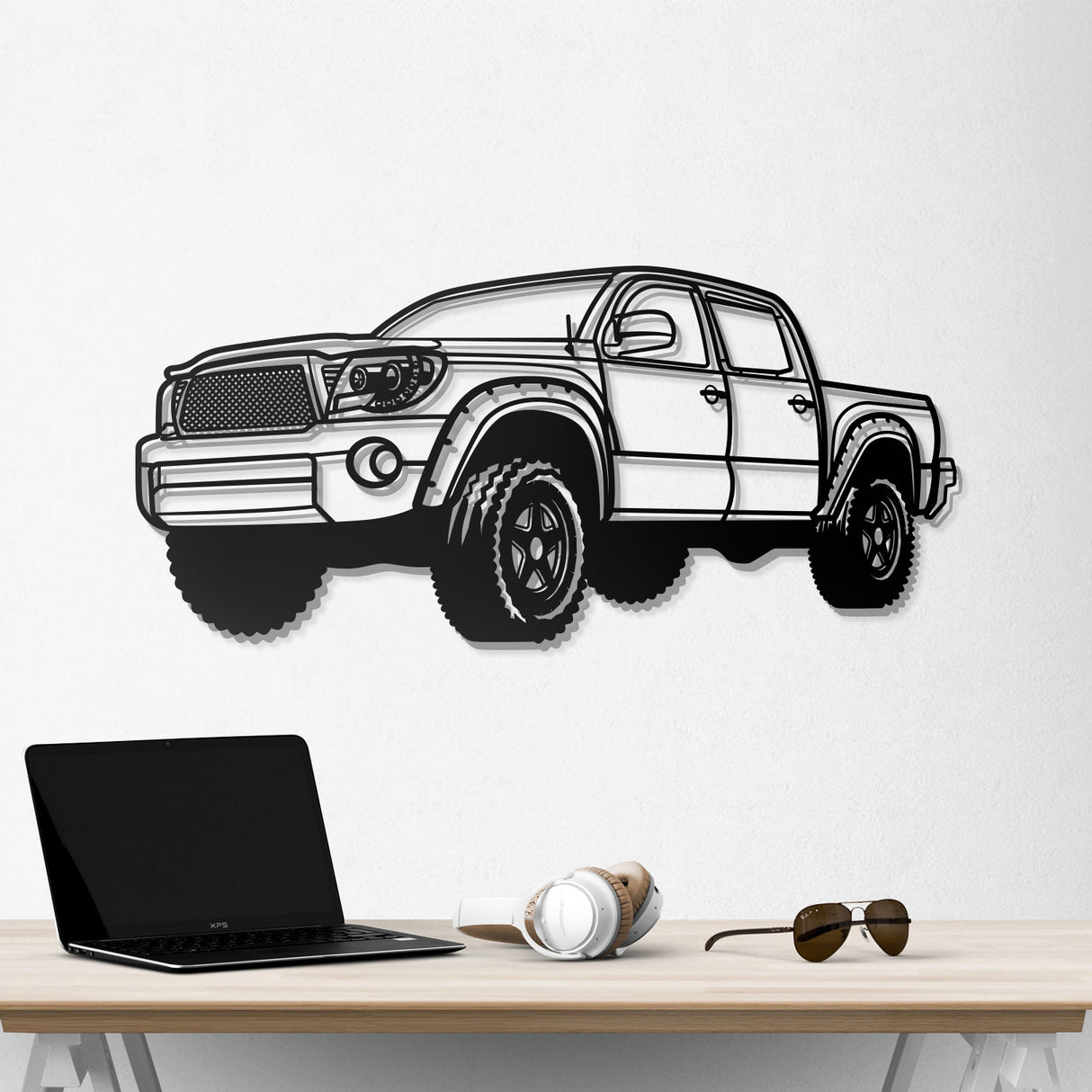 2008 Tacoma Perspective Metal Car Wall Art - NC0463