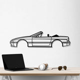 1990 RX-7 Convertible Metal Car Wall Art - NC0231