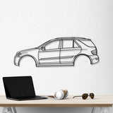 2007 AMG 63 W164 2nd Gen Metal Car Wall Art - NC0341