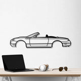 2005 Thunderbird Convertible Metal Car Wall Art - NC0326