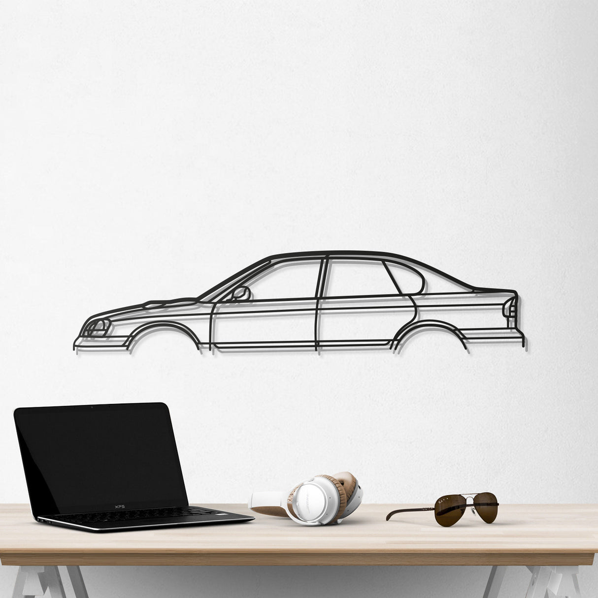 2000 Legacy B4 Classic Metal Car Wall Art - NC0280