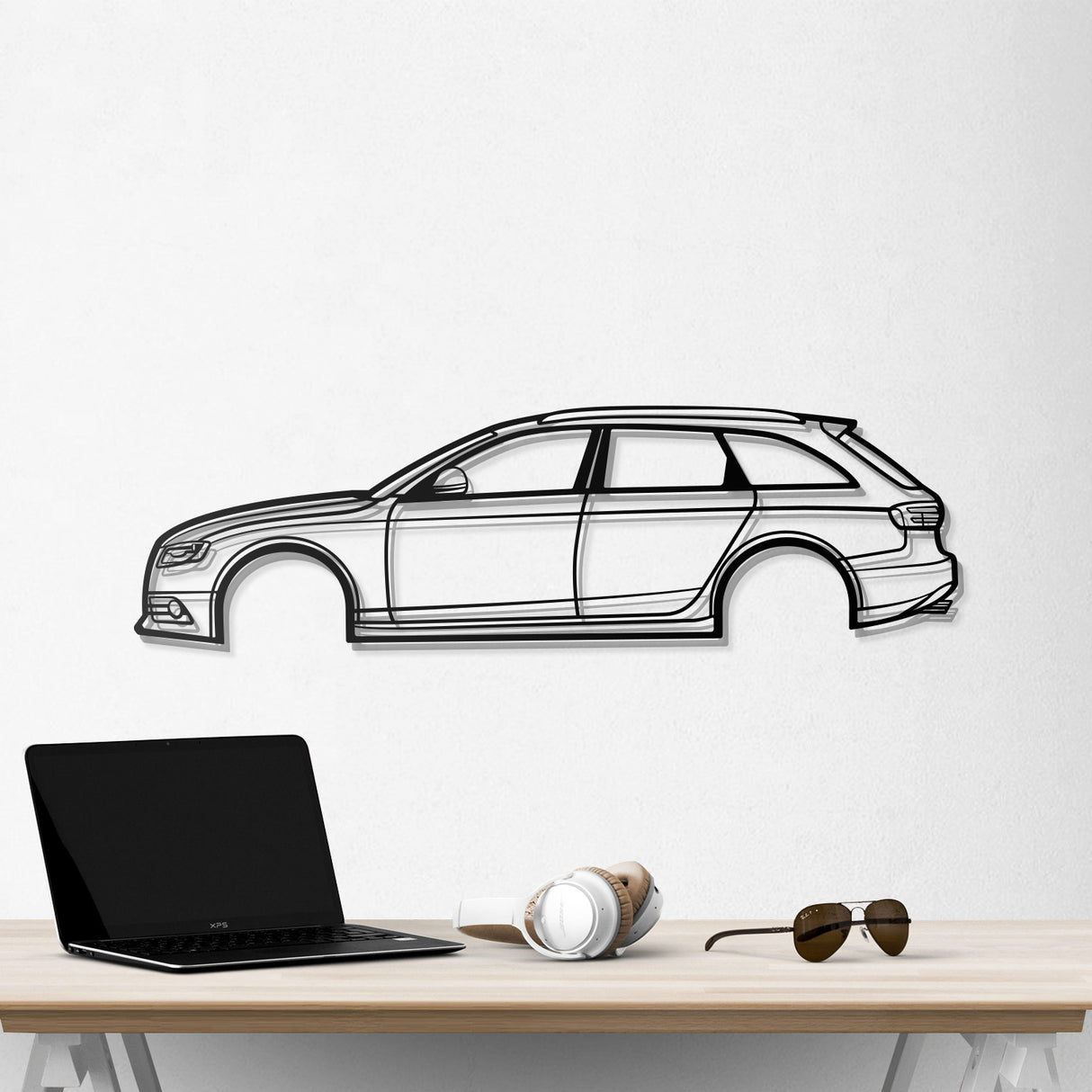 2009 S4 Avant Metal Car Wall Art - NC0393