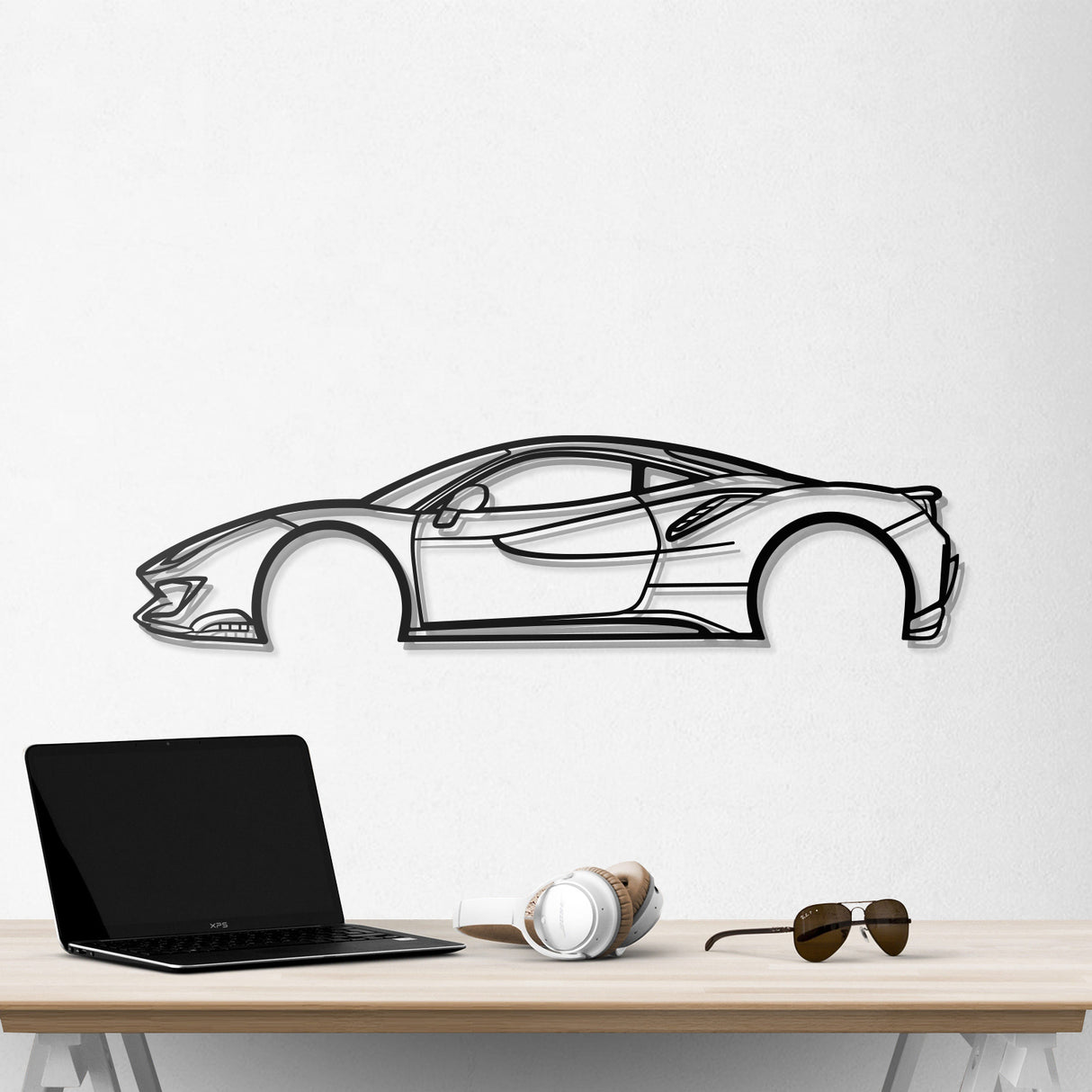 2019  488 PISTA Metal Car Wall Art - NC0640