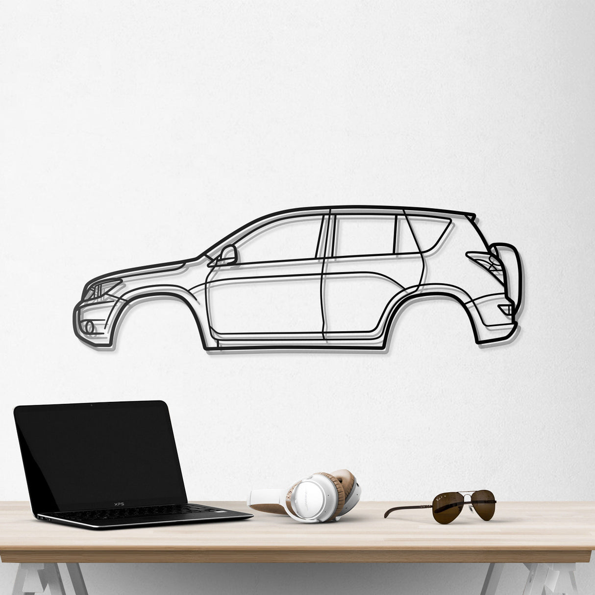 2006 Rav4 3rd Gen (XA30) Metal Car Wall Art - NC0334