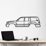 1998 Land Cruiser 6th Gen (J100) Metal Car Wall Art - NC0268