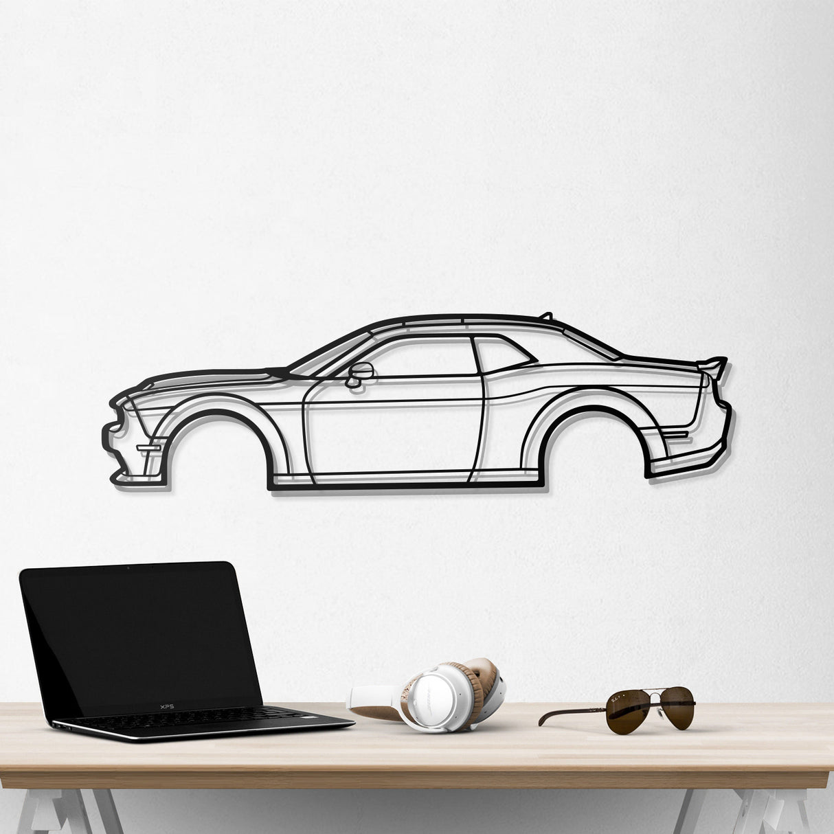 2021 Challanger Metal Car Wall Art - NC0744