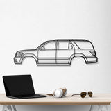 2001 Sequoia 1st Gen (XK30) Metal Car Wall Art - NC0293