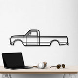 1970 3500 V8 Metal Car Wall Art - NC0124