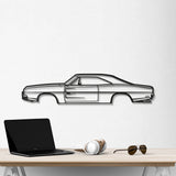 1968 Charger Metal Car Wall Art - NC0107