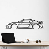 Cayman GT4 981 2016 Metal Car Wall Art - NC0897