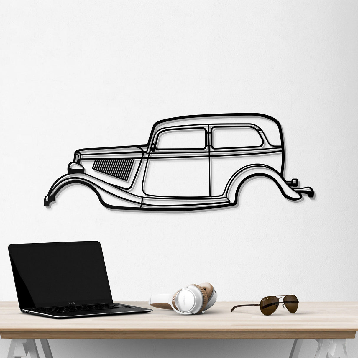 1934 Tudor Metal Car Wall Art - NC0006