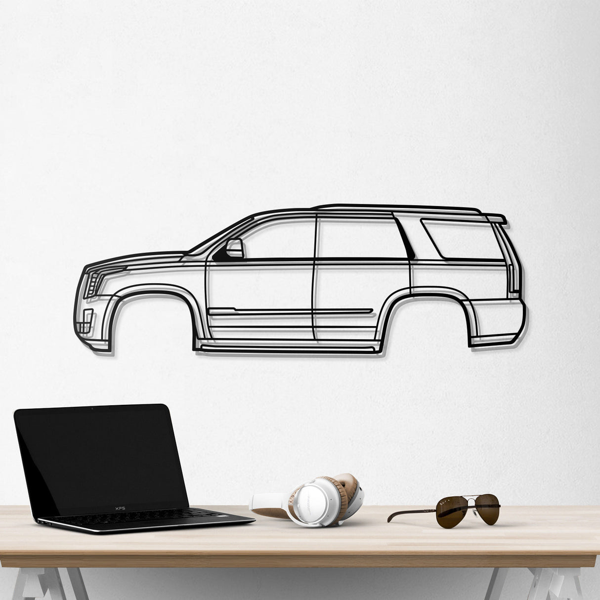 2015 Escalade 4th Gen Metal Car Wall Art - NC0528