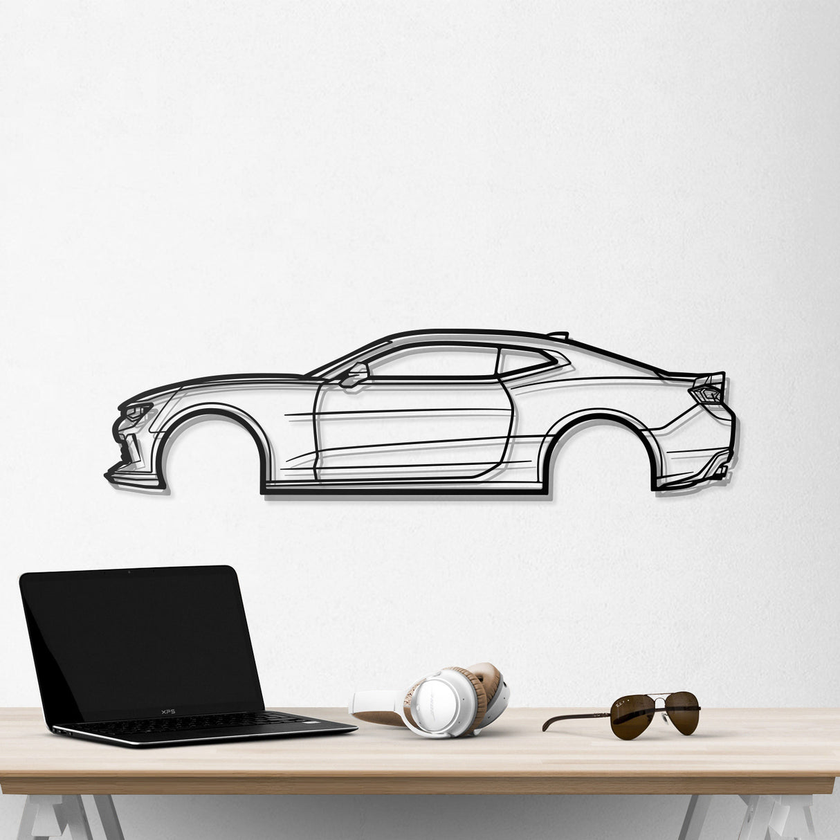 2017 Camaro SS 1LE Metal Car Wall Art - NC0583