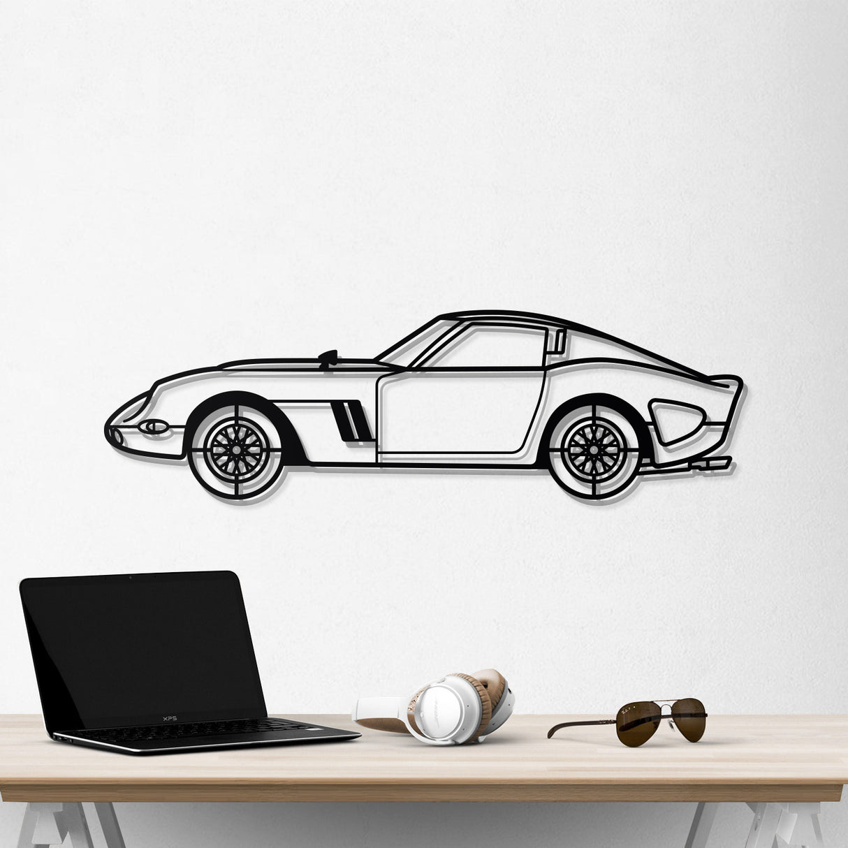 1962 250 GTO Metal Car Wall Art - NC0064