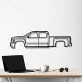 2008 Silverado 2500 HD Metal Car Wall Art - NC0377