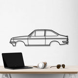 1977 Escort RS1800 Metal Car Wall Art - NC0174