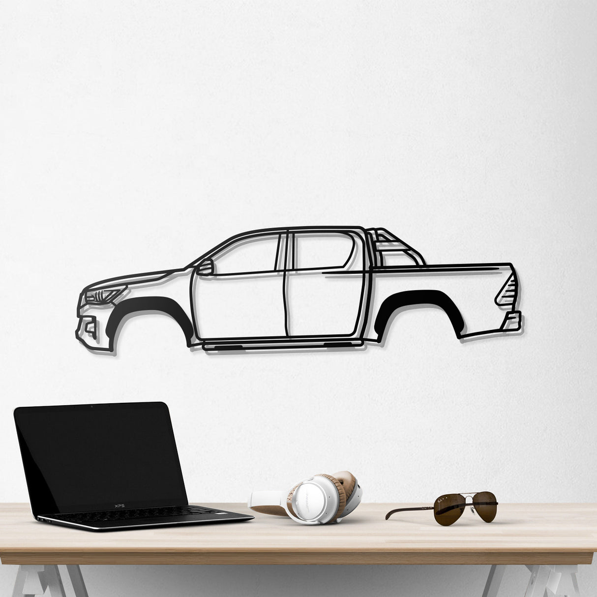 2020 Hilux Metal Car Wall Art - NC0713