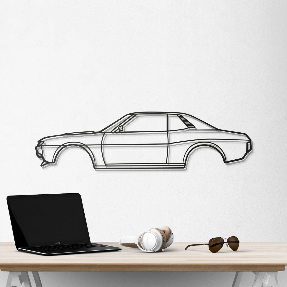 1974 Celica GT Metal Car Wall Art - NC0159