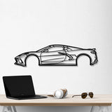 2023 Corvette C8 Metal Car Wall Art - NC0824