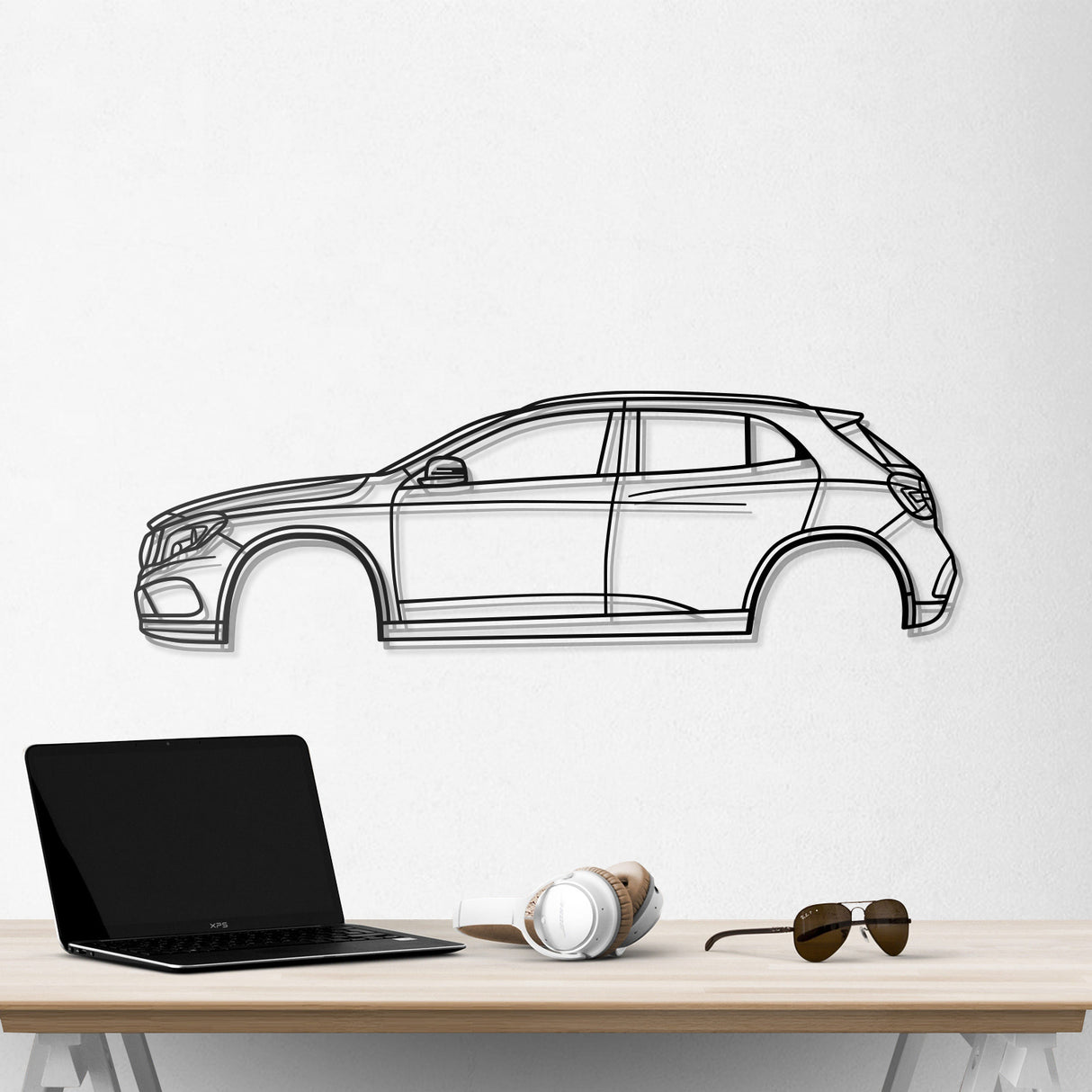 2015 GLA-Class SUV X156 1st Gen Metal Car Wall Art - NC0532