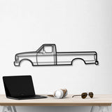 1992 F-150 9th Gen Metal Car Wall Art - NC0240