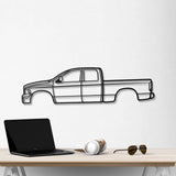 2002 Ram 1500 3rd Gen Metal Car Wall Art - NC0301