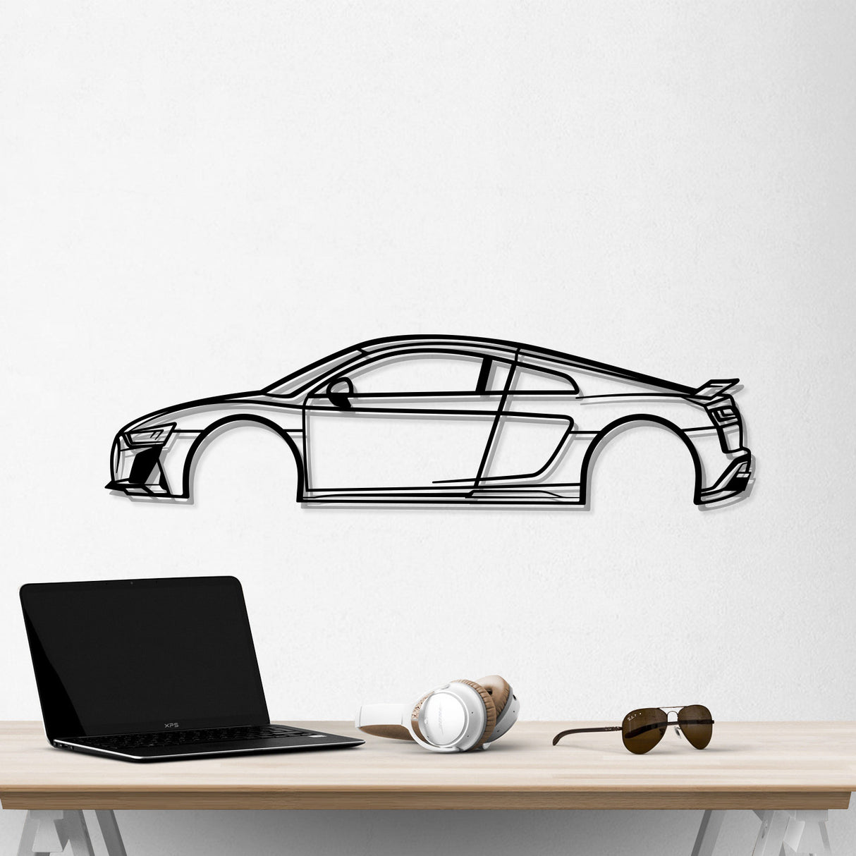 2022 R8 Metal Car Wall Art - NC0809