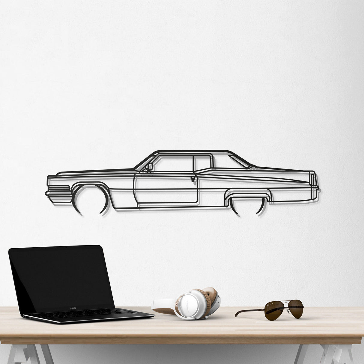 1970 Deville Metal Car Wall Art - NC0133