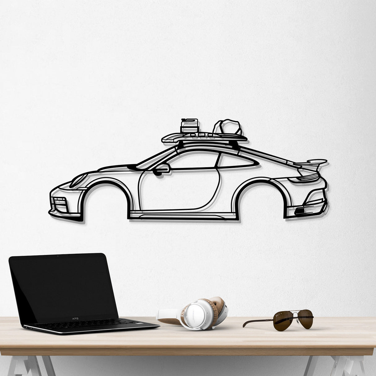 2023 911 Dakar Metal Car Wall Art - NC0820