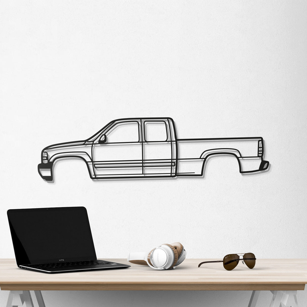 1999 Silverado 1500 1st Gen Metal Car Wall Art - NC0278