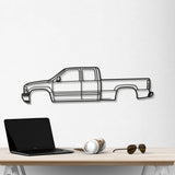 1999 Silverado 1500 1st Gen Metal Car Wall Art - NC0278