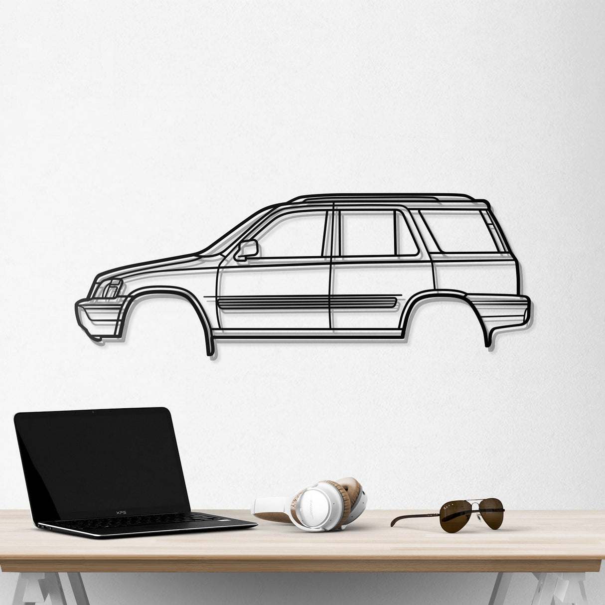 1997 CR-V 1st Gen Metal Car Wall Art - NC0261