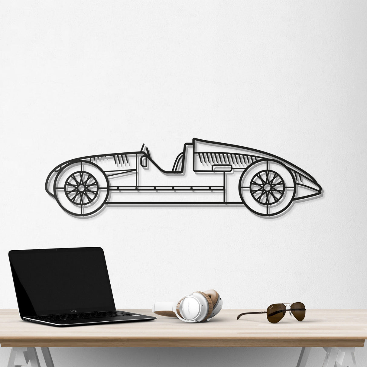 1939 Type D Metal Car Wall Art - NC0007