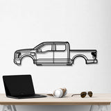 2022 F-150 Lightning Metal Car Wall Art - NC0780