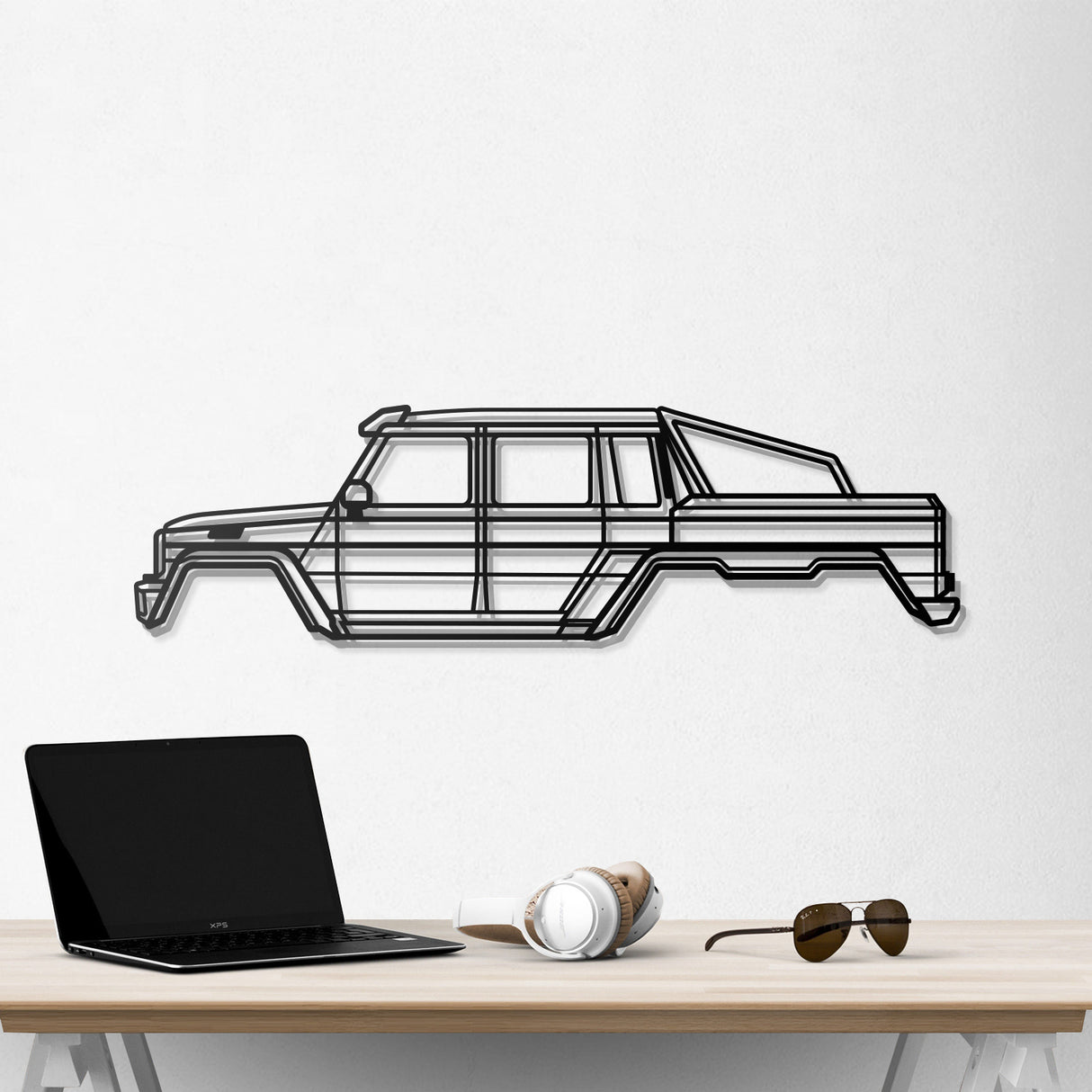 2014 G 63 AMG 6x6 Metal Car Wall Art - NC0505