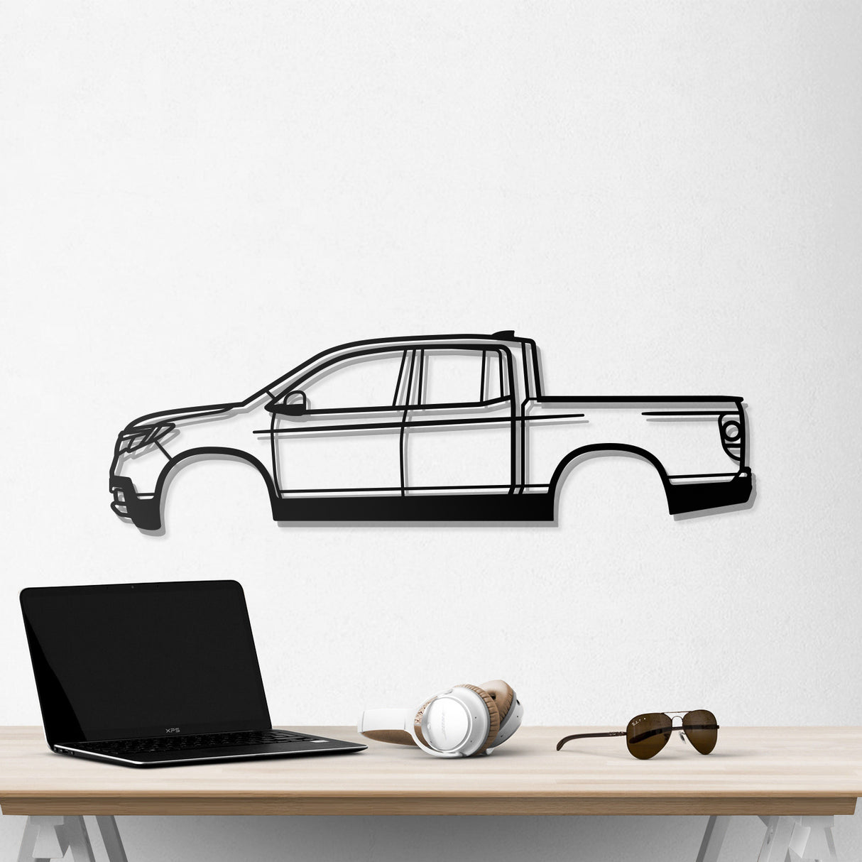 2017 Ridgeline 2nd Gen Metal Car Wall Art - NC0601