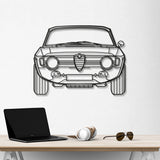 1967 Giulia Front Metal Car Wall Art - NC0092