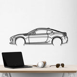 2017 GT86 Detailed Metal Car Wall Art - NC0597