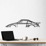 911 Flat Nose 1973 Classic Metal Car Wall Art - NC0847