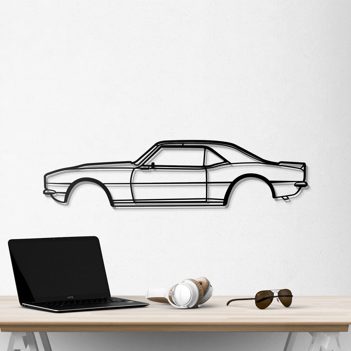 1968 Camaro Metal Car Wall Art - NC0106